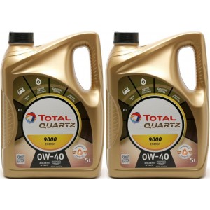 Total Quartz 9000 Energy 0W-40 Motoröl 2x 5 = 10 Liter