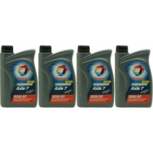 Total Transmission Axle 7 80W-90 Universal Getriebeöl 4x 1l = 4 Liter