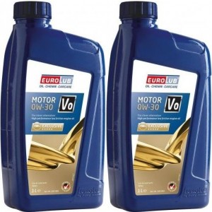 EUROLUB Motor VO SAE 0W-30 ACEA A5/B5, Volvo Motoröl 2x 1l = 2 Liter
