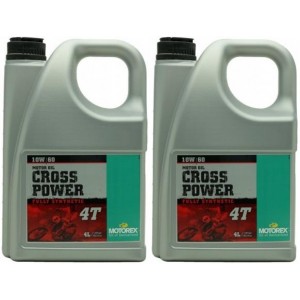 MOTOREX 4T Cross Power SAE 10W-60 Motorrad Motoröl 2x 4l = 8 Liter