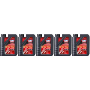 Liqui Moly 3051 Motorbike 4T Synth 10W-50 Offroad Race 5x 1l = 5 Liter