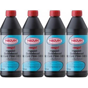 Meguin megol 3536 Hypoid-Getriebeoel GL5 SAE 75W-140 LS 4x 1l = 4 Liter