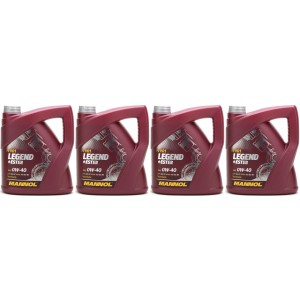 MANNOL Legend+Ester 0W-40 Motoröl 4x 4l = 16 Liter