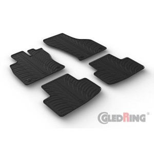 Original Gledring Passform Fußmatten Gummimatten 4 Tlg.+Fixing - Skoda Oktavia 05.2020->