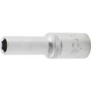 BGS 10550 Steckschlüssel-Einsatz Sechskant, tief | Antrieb Innenvierkant 12,5 mm (1/2"") | SW 10 mm