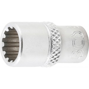 BGS 10109 Steckschlüssel-Einsatz Gear Lock | Antrieb Innenvierkant 6,3 mm (1/4"") | SW 9 mm