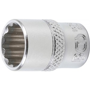 BGS 10782 Steckschlüssel-Einsatz Zwölfkant | Antrieb Innenvierkant 6,3 mm (1/4"") | SW 12 mm
