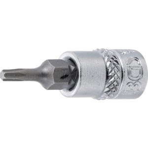BGS 2590 Bit-Einsatz | Antrieb Innenvierkant 6,3 mm (1/4"") | T-Profil (für Torx) T10
