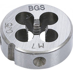 BGS 1900-M7X0.75-S Gewindeschneideisen | M7 x 0,75 x 25 mm