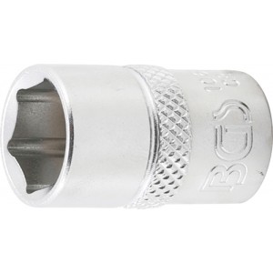 BGS 10612 Steckschlüssel-Einsatz Sechskant | Antrieb Innenvierkant 10 mm (3/8"") | SW 12 mm