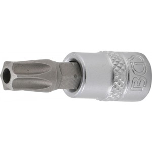 BGS 2165-T45 Bit-Einsatz | Antrieb Innenvierkant 6,3 mm (1/4"") | T-Profil (für Torx) mit Bohrung T45
