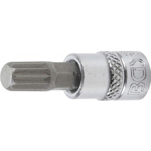 BGS 2503 Bit-Einsatz | Antrieb Innenvierkant 6,3 mm (1/4"") | Innenvielzahn (für XZN) M8