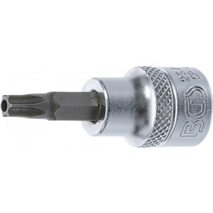 BGS 2574 Bit-Einsatz | Antrieb Innenvierkant 10 mm (3/8"") | T-Profil (für Torx) mit Bohrung T30
