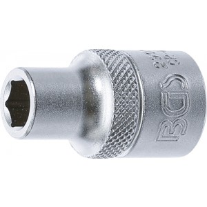 BGS 2909 Steckschlüssel-Einsatz Sechskant | Antrieb Innenvierkant 12,5 mm (1/2"") | SW 9 mm