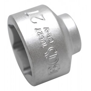 BGS 10627 Steckschlüssel-Einsatz Sechskant | Antrieb Innenvierkant 10 mm (3/8"") | SW 27 mm