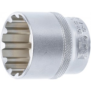 BGS 10232 Steckschlüssel-Einsatz Gear Lock | Antrieb Innenvierkant 12,5 mm (1/2"") | SW 32 mm