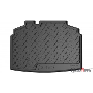 Original Gledring Premium Gummi Kofferraummatte - SKODA Fabia IV (Unterer Boden / Nicht für variablen Boden) 2021->