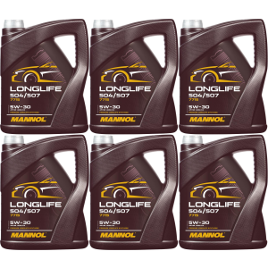 Mannol 7715 LONGLIFE 504/507 5W-30 Motoröl 6x 5 = 30 Liter
