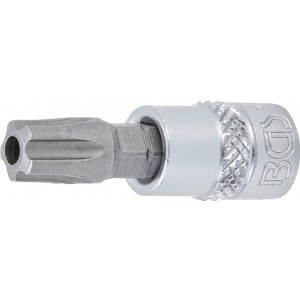 BGS 5184-TS45 Bit-Einsatz | Antrieb Innenvierkant 6,3 mm (1/4"") | TS-Profil (für Torx Plus) mit Bohrung TS45