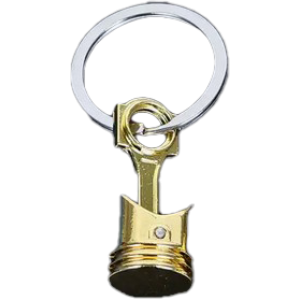 Schlüsselanhänger Kolben Tuning Farbe GOLD