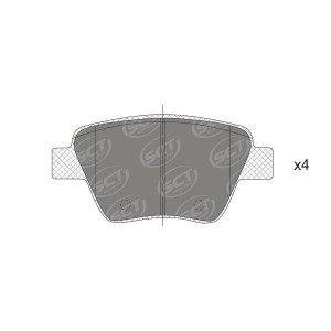 SCT Bremsbeläge SP714PR