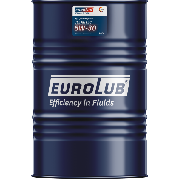 Eurolub Cleantec 5W-30 Motoröl 208l Fass