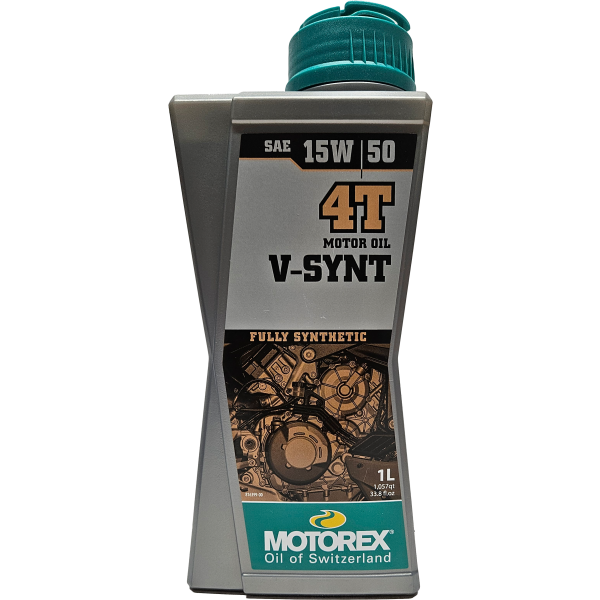 MOTOREX 4T V-SYNT SAE 15W-50 1 Liter Flasche