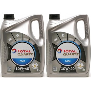 Total Quartz 7000 10W-40 Diesel & Benziner Motoröl 2x 5 = 10 Liter