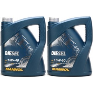 MANNOL Diesel 15W-40 Motoröl 2x 5 = 10 Liter