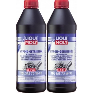 Liqui Moly 1407 Hypoid Getriebeöl TDL SAE 75W-90 GL4/GL5 2x 1l = 2 Liter