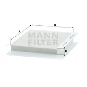 MANN-FILTER CU 2422 - Filter, Innenraumluft