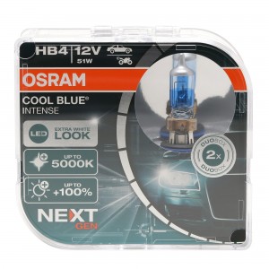 Osram Glühlampe HB4 12V 51W P22d Cool Blue INTENSE NextGen. 5000K +100% Duo 2St.
