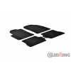Original Gledring Passform Fußmatten Gummimatten 4 Tlg.+Fixing - Ford Fiesta 2002-2007