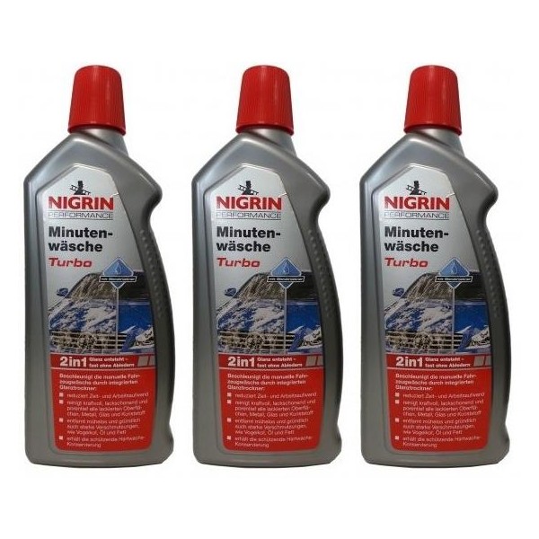 Nigrin Performance Minutenwäsche Turbo 1000ml 3x 1l = 3