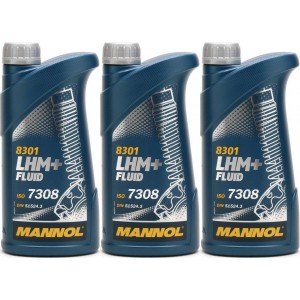 MANNOL LHM+ Fluid Hydrauliköl 3x 1l = 3 Liter