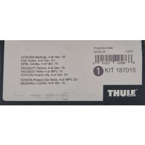 Thule Montagekit 187015
