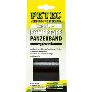 Petec POWER Tape, schwarz 5m