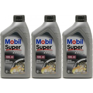 Mobil Super 2000 X1 10W-40 Diesel & Benziner Motoröliter 3x 1l = 3 Liter