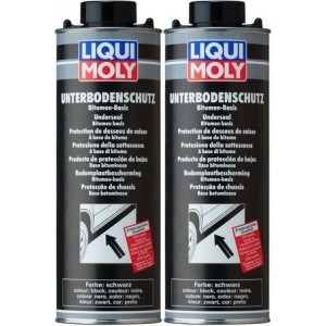 Liqui Moly 6114 Unterbodenschutz schwarz 2x 1l = 2 Liter