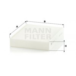 MANN-FILTER CU 25 001 - Filter, Innenraumluft