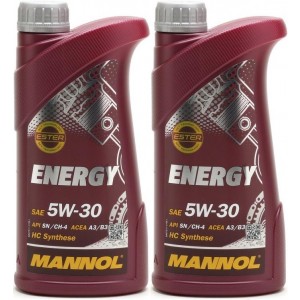 MANNOL Energy 5W-30 Motoröl 2x 1l = 2 Liter