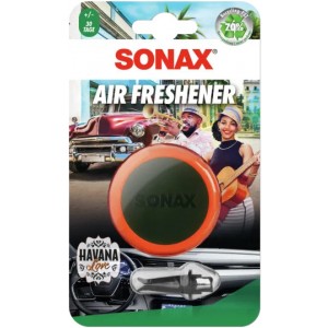 SONAX Air Freshener Havana Love 1 Stück Lufterfrischer mit karibisch fruchtigem Duft und langanhaltendem Dufterlebnis für den Fahrzeuginnenraum | Art-Nr. 03680410