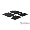 Original Gledring Passform Fußmatten Gummimatten 4 Tlg.+Fixing - Peugeot 208 2012->10.2019