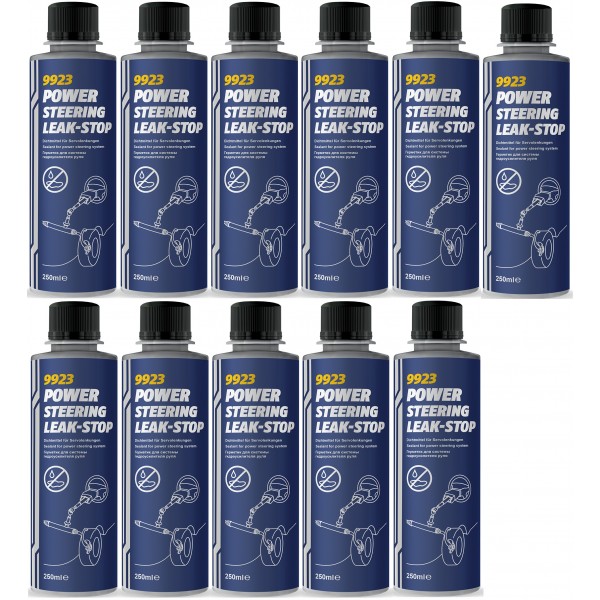 Mannol Power Steering Leak Stop 11x 250 Milliliter