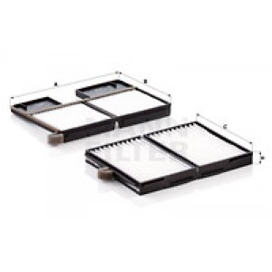 MANN-FILTER CU 21 001-2 - Filter, Innenraumluft