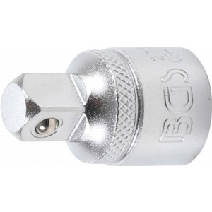 BGS Steckschlüssel-Adapter | Innenvierkant 12,5 mm (1/2"") - Außenvierkant 10 mm (3/8"")