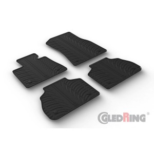 Original Gledring Passform Fußmatten Gummimatten 4 Tlg.+Fixing - BMW X7 G07 10.2019->