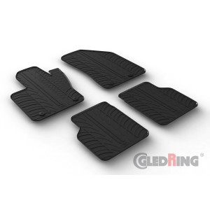 Original Gledring Passform Fußmatten Gummimatten 4 Tlg.+Fixing - Jeep Compass