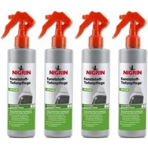 Nigrin Kunststoff-Tiefenpflege glänzend 4x 300 Milliliter