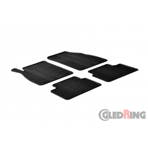 Original Gledring Passform Fußmatten Gummimatten 4 Tlg.+Fixing - Opel Insignia 2008-2013